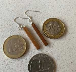 Accesorios de moda de madera pendientes de joyería de madera - Product Image 1