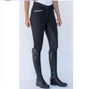 Pantalon d'équitation pour femmes taille haute poignée à siège intégral coupe Premium vêtements équestres fabrication sur mesure en gros culottes en vrac - Product Image 5