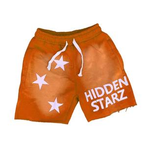 Pantalones cortos lavados con ácido vintage con logotipo personalizado para hombre, de secado rápido y transpirables, 100% bolsillos de algodón para uso en el gimnasio, pantalones cortos para hombre - Product Image 1