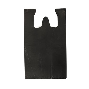 Bolsas de supermercado de plástico transparente PE Bolsas de compras de agradecimiento de supermercado reutilizables - Product Image 1