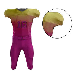 Camiseta de fútbol americano personalizada para hombre, conjunto de uniforme de entrenamiento de equipo deportivo transpirable con manga corta, opción de talla grande - Product Image 5