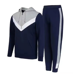 Nouvelle Collection 2025 – Survêtements Unisexe Coupe-Vent à Cordon de Serrage, Élégants pour l'Entraînement et les Activités de Plein Air, à Capuche, pour Hommes, Hiver, Grandes Tailles, 100% Coton - Product Image 1