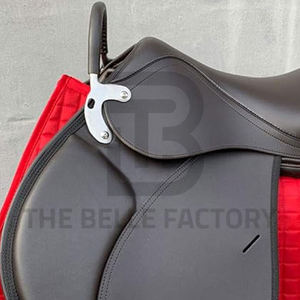 แผ่นรองอานม้าหนังแท้แบบตะวันตกทำด้วยมือสำหรับนักขี่ม้าชาวอังกฤษ - Product Image 6