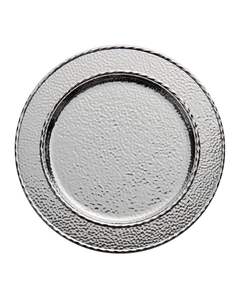 Plaque de chargement ronde élégante en métal pour la décoration de table de banquet de mariage de luxe avec célébration de salle à manger de qualité supérieure - Product Image 3