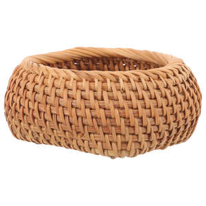 ชามเสิร์ฟอาหารตาข่ายหวายดีไซน์โบราณทำจากธรรมชาติเหมาะสำหรับงานแต่งงานโรงแรมห้องครัวผสมอาหารและให้บริการอย่างมีสไตล์ - Product Image 2