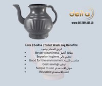 Conteneur d'eau en plastique LOTA pour l'hygiène personnelle et WODU IBREEQ WODU