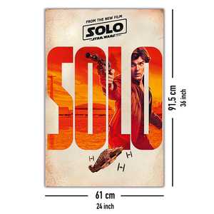 Cuadro Decorativo en Lienzo con Diseño Moderno de la Película Solo una Historia de Star Wars - Product Image 4