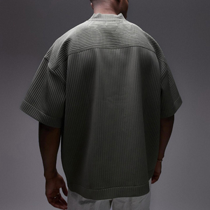 Camiseta de Fútbol Reversible Ecológica para Hombre, Verano, Talla Grande, Estilo Retro, Precio Económico, Secado Rápido, Transpirable, Venta al Por Mayor de Fábrica - Product Image 2