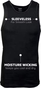 Camisa para hombre Tanques Multipack Estilo Algodón suave transpirable Absorbe la humedad Longitud clásica Costura duradera Fabricación acanalada - Product Image 2