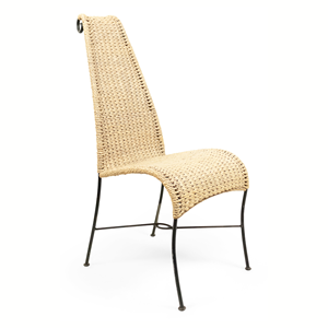 Handmade Modern Design Natural Rattan Garden Side <b>Chair</b> for Dining Park or Living Room Home Decor Furniture - Product Image 1