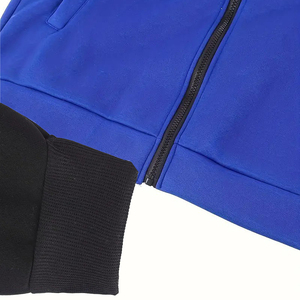 Sweat-shirts d'hiver pour hommes avec fermeture éclair, couleur personnalisée, séchage rapide, respirant, écologique, coupe ample, service OEM, polaire thermique - Product Image 6