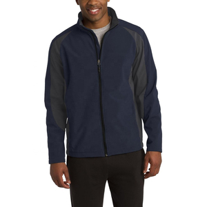 Veste Softshell Design Personnalisé Vêtement de Travail d'Hiver Homme Coupe-Vent Imperméable Doublée en Polaire Fermeture Éclair Veste Softshell pour Homme - Product Image 3