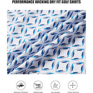 Vêtements de sport pour les sports de plein air, polo de golf pour hommes, usage quotidien décontracté, tissu doux de qualité supérieure, coupe extensible, confortable à porter - Product Image 6