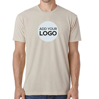 T-shirt homme slim fit en mélange CVC haute densité 32 fils, écologique, avec impression graphique personnalisée et étiquette détachable, vente en gros