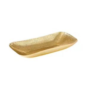 Haute Qualité Feuille Forme Bonbons Plat De Service Antique Designer En Aluminium Dates Plat De Service Pour Vaisselle Dessert Plateau - Product Image 3