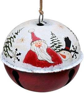 Adorno colgante de corazón de Metal, copos de nieve de mano, granja, hogar rústico, vajilla, decoración, adorno para interiores y exteriores - Product Image 2