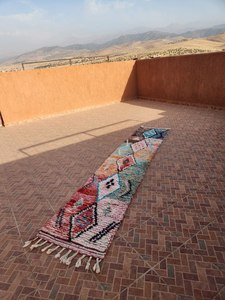 Alfombra Kilim de Lana Bohemia Hecha a Mano, Tapete Decorativo con Patrón Tribal, para Oración, Viajes, Campamento, Cumpleaños, Picnic - Product Image 5