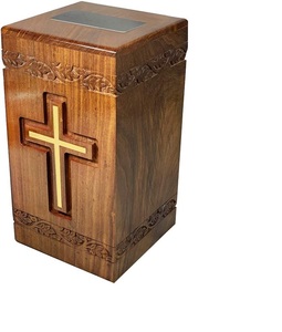 Ooden-caja de urnas de madera, caja de urnas de madera - Product Image 1