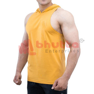 Top venta Fitness Wear nueva moda sudaderas con capucha sin mangas para hombres Fitness al aire libre sin mangas gimnasio sudaderas con capucha para hombres - Product Image 2