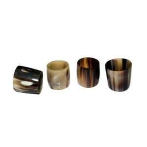 Servilleteros de madera antiguos elegante servilletero de cuerno de búfalo para bodas y comedor en casa personalizado para vajilla elegante - Product Image 4