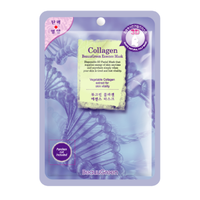 Masques faciaux K-Beauty fabriqués en Corée, masque 3D à l'essence hydratante, collagène, acide hyaluronique, mucine d'escargot, pack de masques en feuille pour le soin de la peau