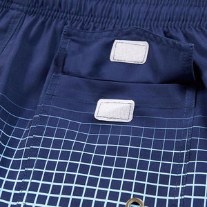 กางเกงว่ายน้ำขาสั้นสำหรับผู้ชายกางเกงขาสั้นว่ายน้ำชายหาดทำจากปากีสถานสีทึบทำขึ้นเอง - Product Image 2