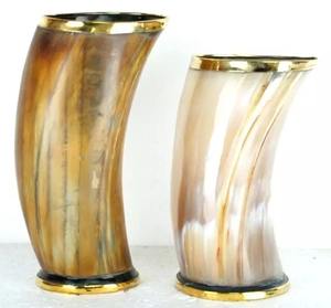 ถ้วยสั้นทรงแตรวัวแท้สำหรับงานเลี้ยงชาวไวกิ้งถ้วยสั้นดีไซน์แกะสลัก - Product Image 5