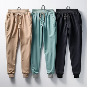 Pantalones de Moda con Cintura de Papel para Mujer, Corte de Pierna Ancha y Silueta Ajustada en el Tobillo, con Cinturón Ajustable - Product Image 2