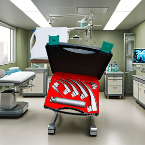 Macintosh Manual Fiber <b>Optic</b> Diagnostic ENT Laryngoscope Set General Surgery Maher Surgical <b>Instruments</b> Class I CE <b>Instrument</b> - Product Image 1