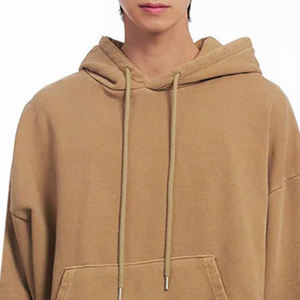 Sudadera con Capucha de Diseño Holgado para Hombre, con Capucha Ajustable para Invierno, Servicio OEM, Tejido Transpirable, Diseño de Sudadera con Capucha - Product Image 2