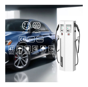 Station de recharge solaire OCPP 2.0.1 pour véhicules électriques, chargeur AC Type 2, 44 kW, station de recharge pour véhicules électriques, double chargeur 22 kW - Product Image 3