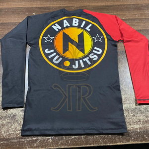 Rashguard Deportivo Personalizado de Jiu Jitsu BJJ para Hombre, Rashguard de Compresión de Manga Larga para MMA sin GI, Rashguard de Jiu Jitsu Kimono - Product Image 2