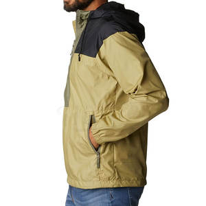 Chaqueta cortavientos estándar de peso ligero Chaquetas de hombre de talla grande transpirables de alta calidad Chaquetas cortavientos al por mayor - Product Image 5