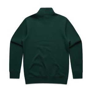 LOGO personnalisé OEM vente en gros, col ras du cou, demi-fermeture éclair, pull vierge pour hommes, Logo imprimé personnalisé, sweat-shirt en coton - Product Image 2