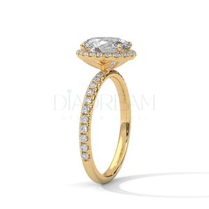 Anillo solitario de Plata de Ley 925 para mujer, superventas, claridad VVS mejorada, Diamante de moissanita de forma ovalada para bodas - Product Image 4