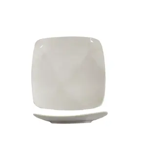 Top supplier Household Porcelain - The square Plate A9 - White, Dia 23 cm model LH-409VA From Vietnam High Quality
