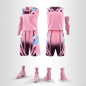 Vente en gros d'uniformes de basket-ball d'équipe personnalisés uniformes de conception personnalisée ensembles d'uniformes de basket-ball 100% polyester à séchage rapide de bonne qualité - Product Image 6