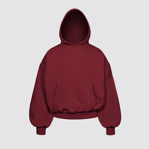 Sudaderas con capucha cuadradas para hombre con estilo, ajuste Regular personalizado, 100% algodón, bolsillo frontal, uso en exteriores, invierno, ecológico, secado rápido, personalizado - Product Image 3