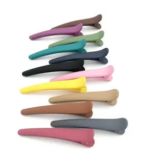 Alligator Barrettes Pins Duck Teeth Hair Clips for Styling Hair Extensions Non-Slip Clips Colorful Plastic Duckbill