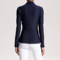 Chaqueta de Equitación para Competición Ecuestre, de Alta Calidad, Color Personalizado, Talla Personalizable, Cómoda, de Algodón, para Mujer