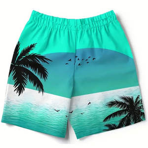 กางเกงว่ายน้ำขาสั้นผู้ชายกางเกงว่ายน้ำ100% กันน้ำแห้งเร็วเป็นมิตรกับสิ่งแวดล้อมพิมพ์ซับลิเมชันฤดูร้อน - Product Image 4