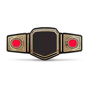 Venta al por mayor de alta calidad de diseño personalizado Logo Cham-pion barco Cinturones DE LUCHA Material de cuero Diseño de tendencia Cinturones DE LUCHA - Product Image 2