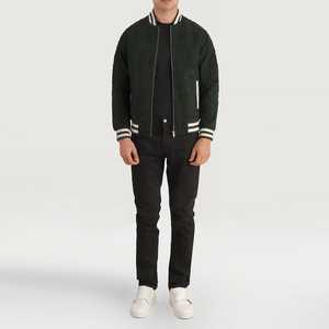 Chaqueta Wilvath Varsity de calidad superior para hombre, tipo de cierre, bolsillos con botones, chaqueta Letterman College Baseball Bomber Varsity - Product Image 3