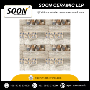 Azulejos de porcelana de estacionamiento al aire libre de calidad superior 40x40 CM adecuados para áreas de alto tráfico de proveedor indio - Product Image 2