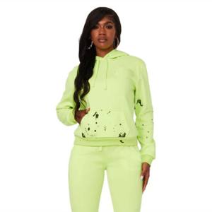 Survêtement empilé respirant pour femmes-Tissu confortable parfait pour les vêtements décontractés et les entraînements - Product Image 1