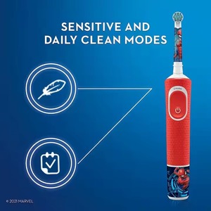 Oral-B Kids Cepillo de dientes eléctrico con Marvel's Spiderman, para niños 3 + - Product Image 6