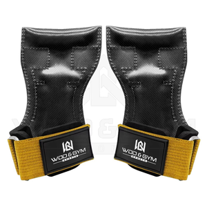 Almohadilla de agarre de goma acolchada de neopreno personalizable profesional levantamiento de pesas Fitness seguridad accesorios de levantamiento de pesas empuñaduras de mano - Product Image 3