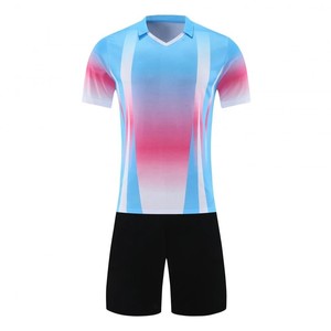 Maillots de football, ensembles uniformes, séchage rapide, personnalisables, vêtements d'équipe pour adultes, 100% polyester respirant - Product Image 4