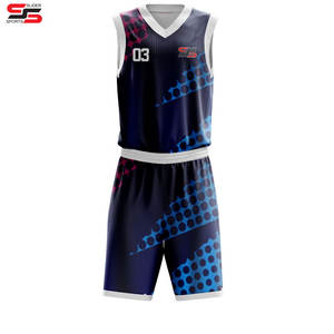 เครื่องแบบทีมบาสเก็ตบอลชุดบาสเก็ตบอลระบายอากาศได้ตามต้องการ - Product Image 1