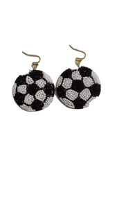 Pendientes de Botón con Cuentas de Semillas Hechos a Mano, Estilo Clásico, Joyería de Moda con Bordado, Tema de la Bandera de EE. UU., para Mujeres y Niñas de la India - Product Image 4